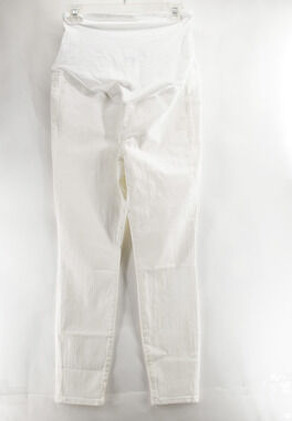J. Crew Factory NWT White Maternity Jeans Signature Stretch Size 27 BR173